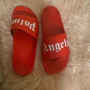 Red palm angels slides ( worn a couple times still in good condition )